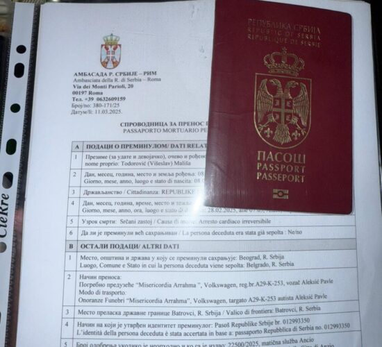Prevoz pokojnika Nemačka Švajcarska - Palma